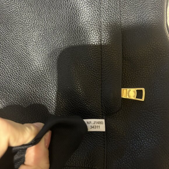 Coach Women's Scout Black Pebble Leather Hobo Bag - Picture 12 of 12